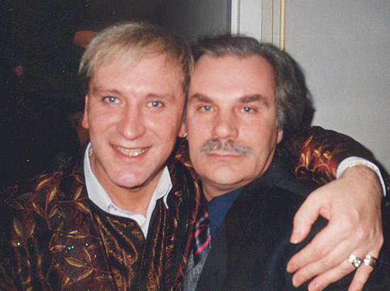 Певец Сергей Пенкин и поэт Евгений Раевский